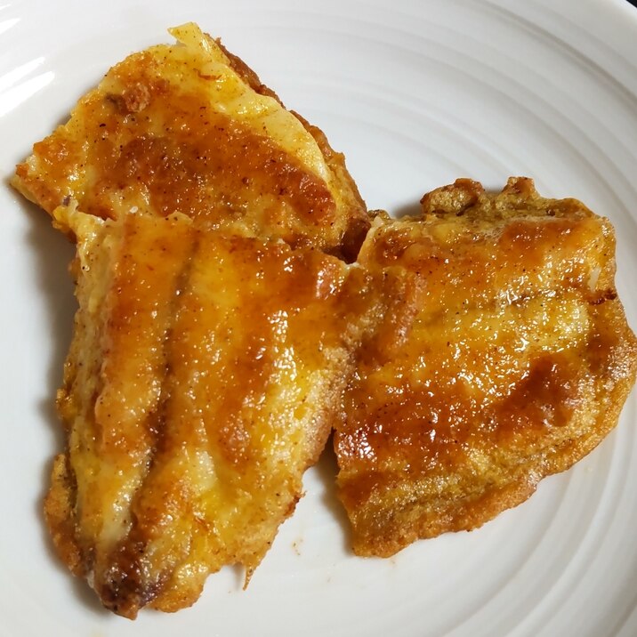 鯵のカレーピカタ
